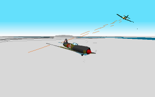 EF43 La-7 dogfight