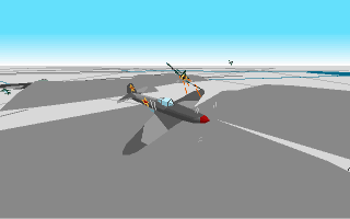 EF43 yak dogfight